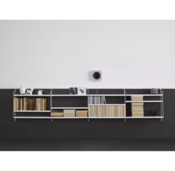 Pack 2 Portants Muraux 75 X 30 Cm - Blanc -Enfant Fournitures Boutique 1 portant mural etageres string blanc 75x30 2 1264x1234