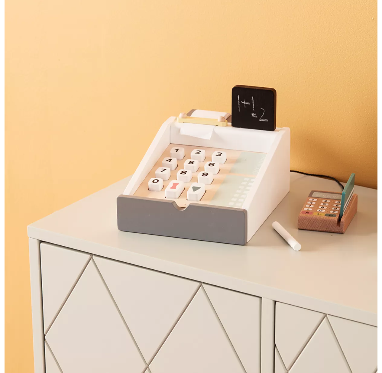 Kid's Concept Caisse Enregistreuse - Blanc 7 Kid's Concept Caisse Enregistreuse - Blanc – Image 5