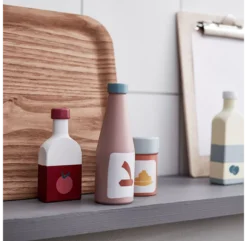 Kid's Concept Set De 5 Bouteilles - Multicolore -Enfant Fournitures Boutique 1000267 set de bouteilles kids concept 3 1264x1234