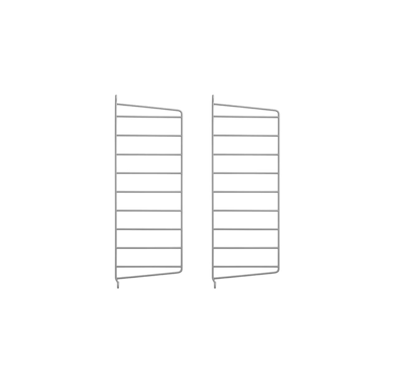 Pack 2 Portants Muraux 50 X 20 Cm - Gris 3 Pack 2 Portants Muraux 50 X 20 Cm - Gris