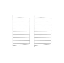 Pack 2 Portants Muraux 50 X 30 Cm - Blanc