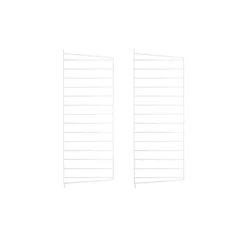 Pack 2 Portants Muraux 75 X 30 Cm - Blanc