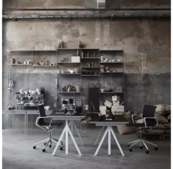 Pack 2 Portants Muraux Au Sol 85 X 30 Cm - Gris -Enfant Fournitures Boutique 2 portants muraux 85x30 grey string 2 1264x1234