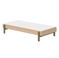 Lit Banquette Simple Popsicle - Chêne/Kiwi