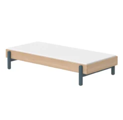 Lit Banquette Simple Popsicle - Chêne/Blueberry