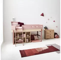 Lit Enfant Mi-hauteur échelle Inclinée Popsicle - Chêne/Cherry 15 Lit Enfant Mi-hauteur échelle Inclinée Popsicle - Chêne/Cherry -Enfant Fournitures Boutique 80 24302 33 lit mi hauteur echelle cherry popsicle flexa 7 1264x1234