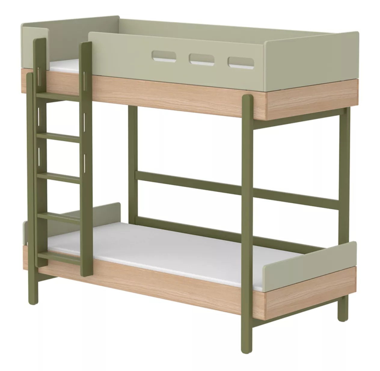 Lit Superposé échelle Droite Popsicle - Chêne/Kiwi 3 Lit Superposé échelle Droite Popsicle - Chêne/Kiwi
