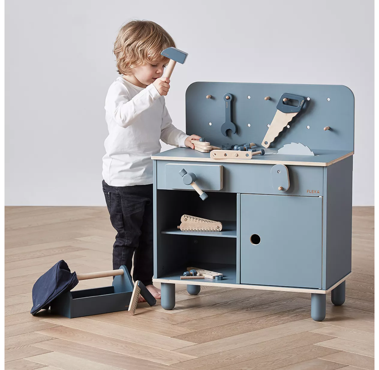 Set D'outils Pour établi - Bleu Foncé 6 Set D'outils Pour établi - Bleu Foncé – Image 4