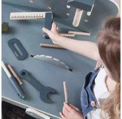 Set D'outils Pour établi - Bleu Foncé 13 Set D'outils Pour établi - Bleu Foncé -Enfant Fournitures Boutique 82 70151 set outils enfant etabli bleu flexa play 5 1264x1234