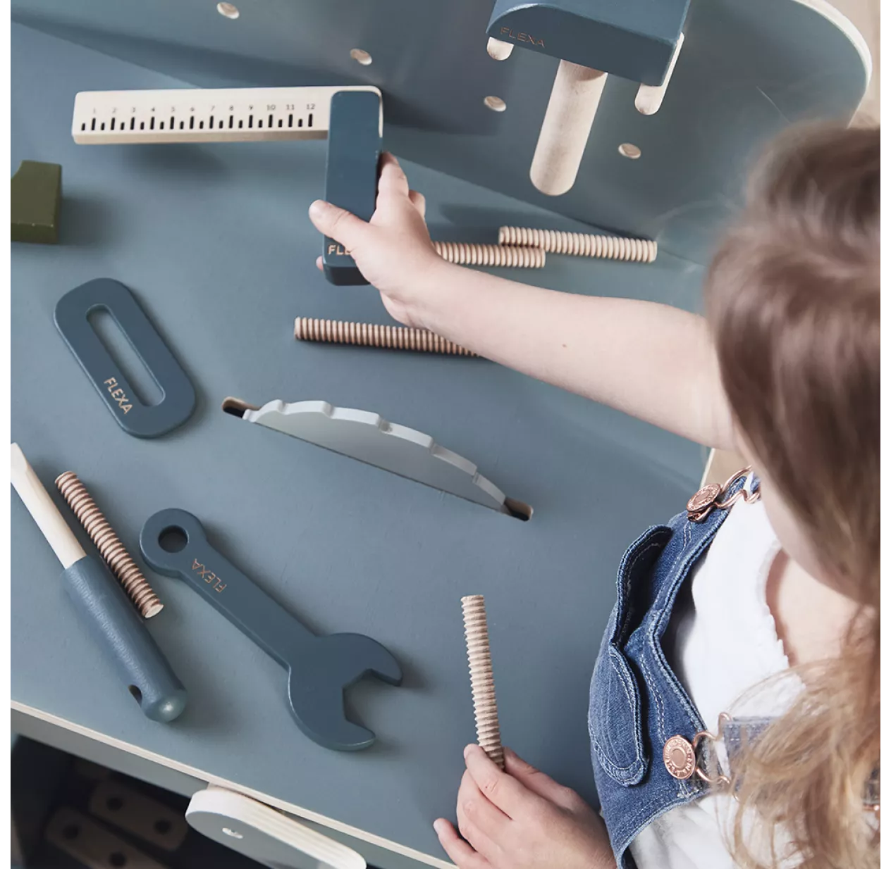 Set D'outils Pour établi - Bleu Foncé 7 Set D'outils Pour établi - Bleu Foncé – Image 5