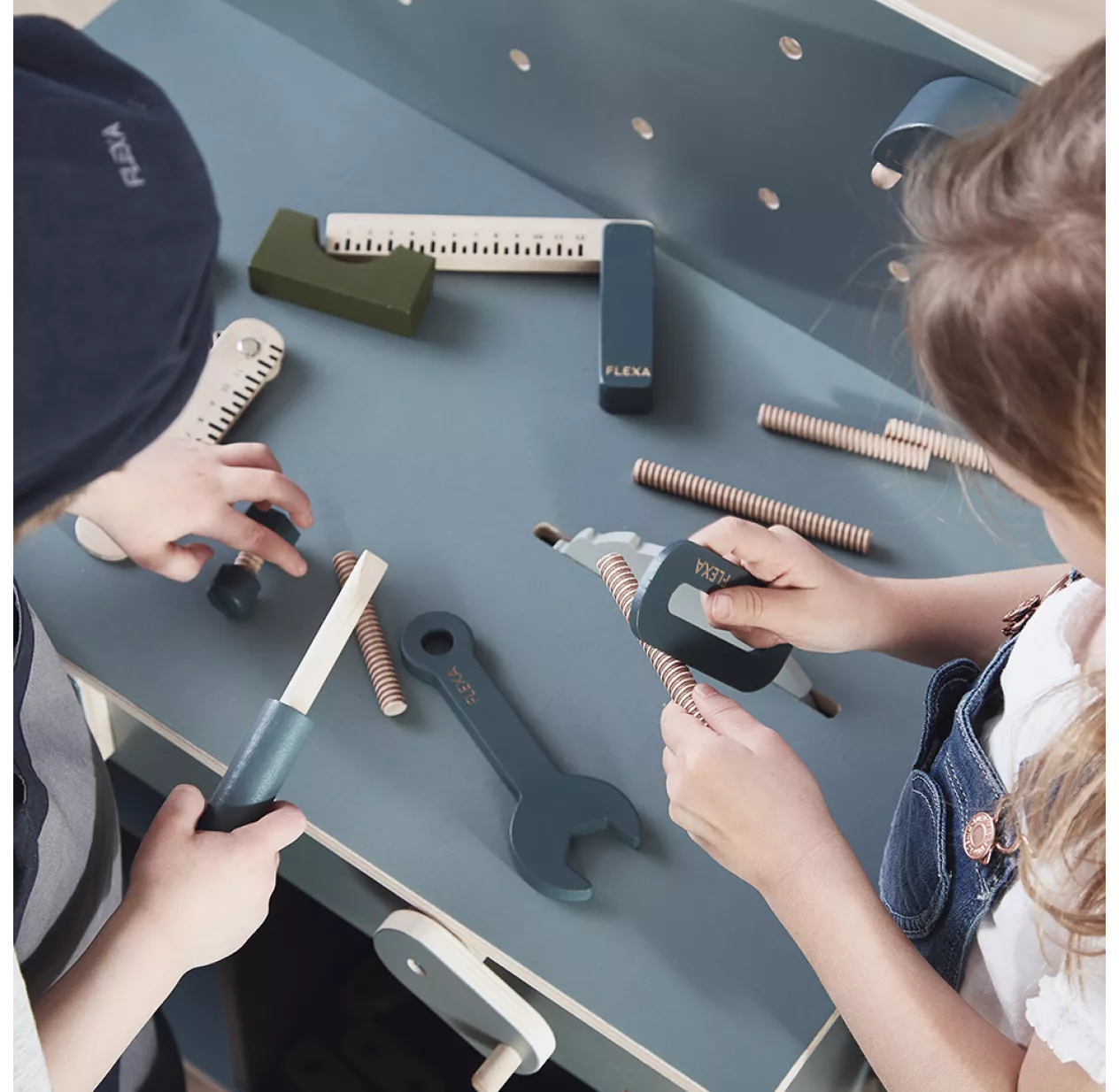 Set D'outils Pour établi - Bleu Foncé 8 Set D'outils Pour établi - Bleu Foncé – Image 6