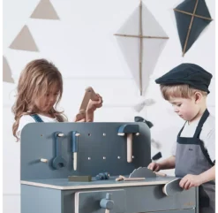 Set D'outils Pour établi - Bleu Foncé 15 Set D'outils Pour établi - Bleu Foncé -Enfant Fournitures Boutique 82 70151 set outils enfant etabli bleu flexa play 7 1264x1234