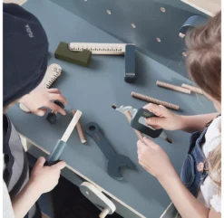 Caisse à Outils Pour établi - Bleu Foncé -Enfant Fournitures Boutique 82 70152 boite a outils bleu flexa play 3 1264x1234