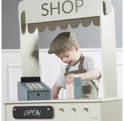 Le Costume Du Marchand - Vert Clair -Enfant Fournitures Boutique 83 90226 tablier epicerie flexa play 4 1264x1234