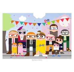 Affiche Fête De Famille