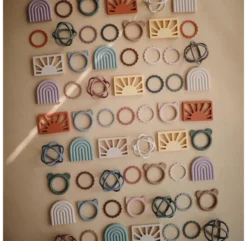 Mushie Anneaux De Dentition Chat - Rose Poudré -Enfant Fournitures Boutique anneau de dentition chat mushie nude 3 1264x1234