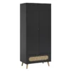 VOX Armoire 2 Portes Canne - Noir -Enfant Fournitures Boutique armoire canne vox noir 1 1264x1234