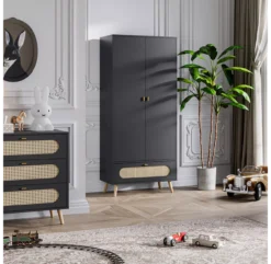 VOX Armoire 2 Portes Canne - Noir 9 VOX Armoire 2 Portes Canne - Noir -Enfant Fournitures Boutique armoire canne vox noir 4 1264x1234