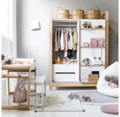 Armoire H Wardrobe - Blanc -Enfant Fournitures Boutique armoire h rafa kids 4 1264x1234