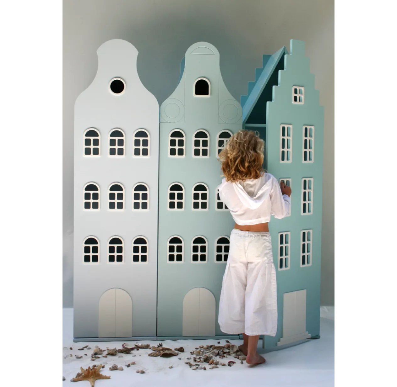 Armoire Maison Amsterdam Cloche - Bleu Nuit 6 Armoire Maison Amsterdam Cloche - Bleu Nuit – Image 4