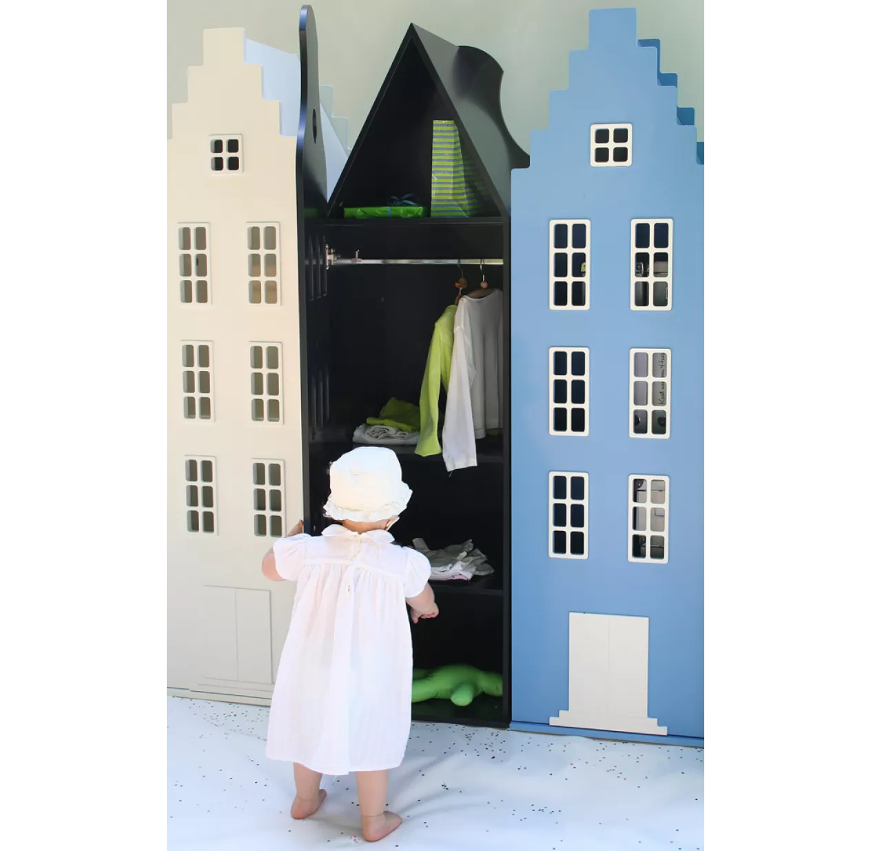 Armoire Maison Amsterdam Cloche - Bleu Nuit 9 Armoire Maison Amsterdam Cloche - Bleu Nuit – Image 7