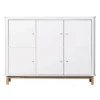 Armoire Multi-rangement Wood - Chêne / Blanc