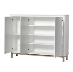 Armoire Multi-rangement Wood - Chêne / Blanc 12 Armoire Multi-rangement Wood - Chêne / Blanc -Enfant Fournitures Boutique armoire multi rangement 041357 blanc chene oliver furniture 3 1264x1234