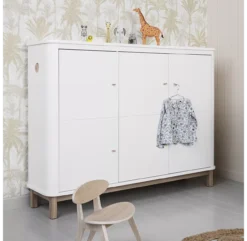 Armoire Multi-rangement Wood - Chêne / Blanc 17 Armoire Multi-rangement Wood - Chêne / Blanc -Enfant Fournitures Boutique armoire multi rangement 041357 blanc chene oliver furniture 8 1264x1234
