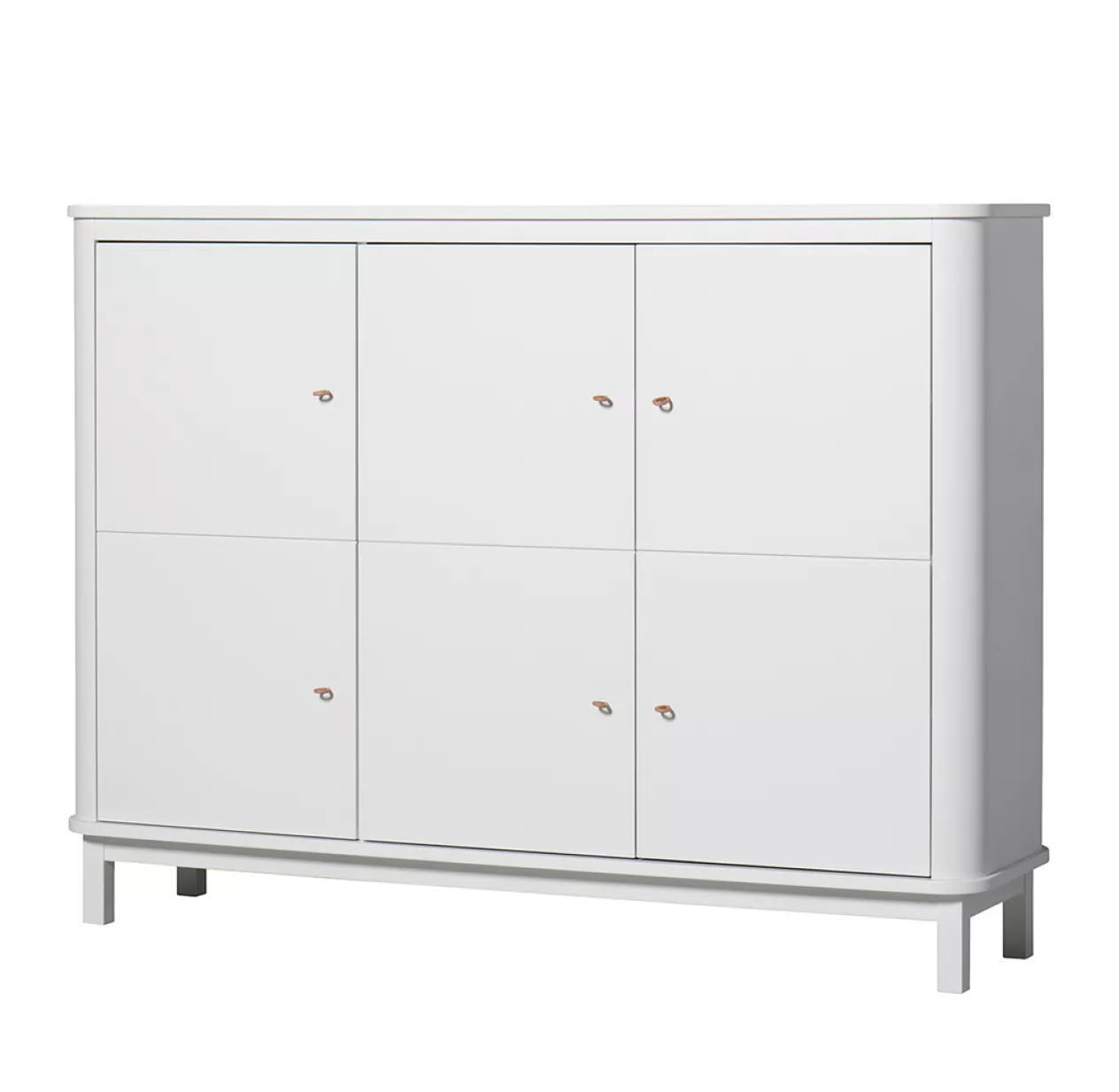 Armoire Multi-rangement Wood - Blanc 4 Armoire Multi-rangement Wood - Blanc – Image 2
