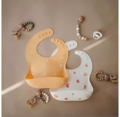 Mushie Bavoir En Silicone Coquillages -Enfant Fournitures Boutique bavoir mushie coquillages 2 1264x1234