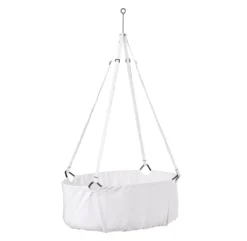 Berceau Suspendu Leander Avec Matelas Et Sangles - Blanc