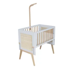 Berceau Cododo Cèdre Et Rotin Marélia - Lune -Enfant Fournitures Boutique berceau cododo rotin perle marelia theo 6 1264x1234