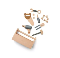 Liewood Boîte à Outils Luigi - Bleu Multi Mix -Enfant Fournitures Boutique boite a outils multi mix liewood 3 1264x1234