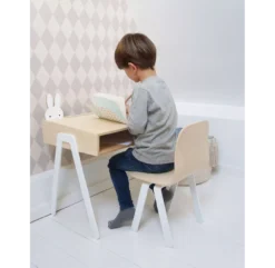 Bureau Et Chaise Junior 7-10 Ans - Blanc -Enfant Fournitures Boutique bureau et chaise enfant in2wood blanc 1 1264x1234