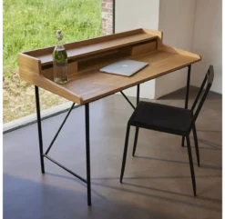 Bureau Hai No Ki - Frêne -Enfant Fournitures Boutique bureau hai no ki quax 4 1264x1234