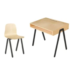 Bureau Et Chaise Junior 7-10 Ans - Noir