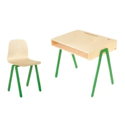 Bureau Et Chaise Junior 7-10 Ans - Vert