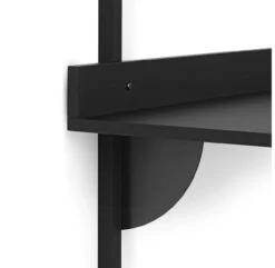 Ferm LIVING Bureau Mural Sector - Noir -Enfant Fournitures Boutique bureau sector frene noir laiton noir ferm living 3 1264x1234