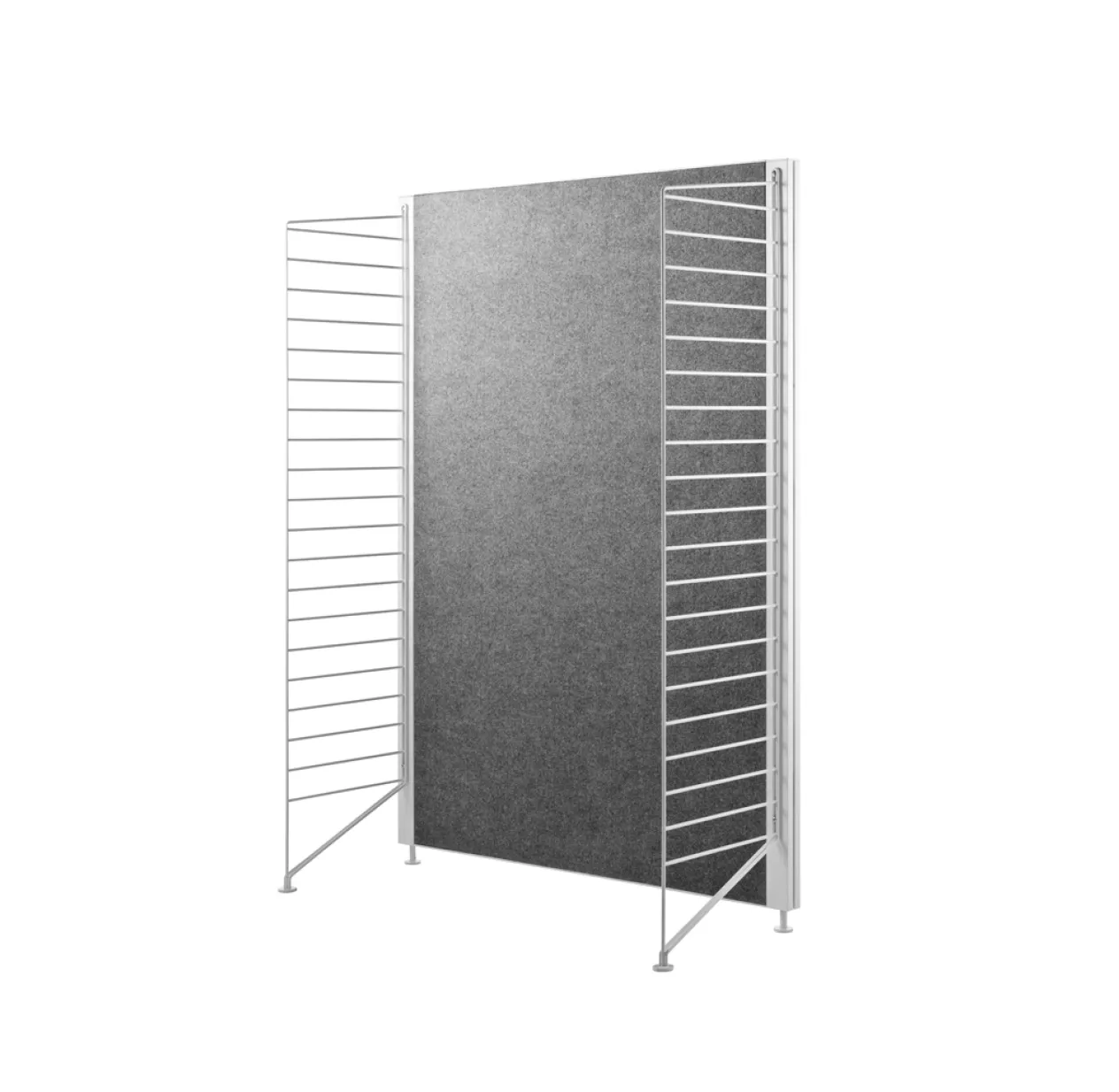 Colonne à Pieds Pour Panneau En Feutre - Blanc 5 Colonne à Pieds Pour Panneau En Feutre - Blanc – Image 3