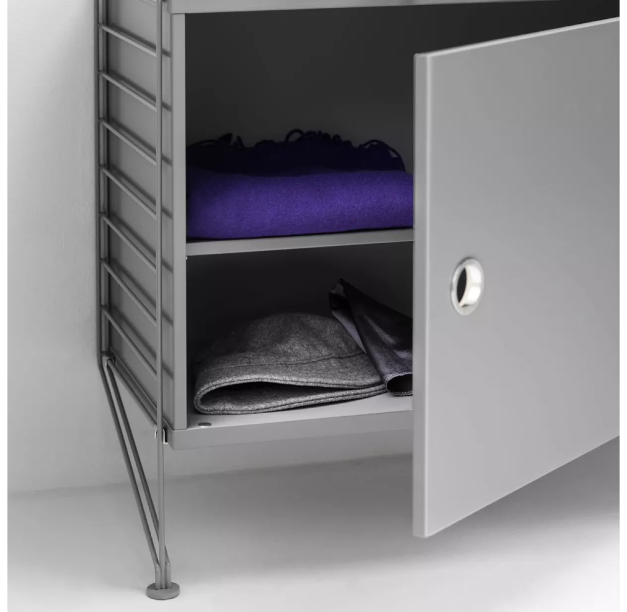 Caisson 1 Porte 58 X 30 Cm - Gris 6 Caisson 1 Porte 58 X 30 Cm - Gris – Image 4