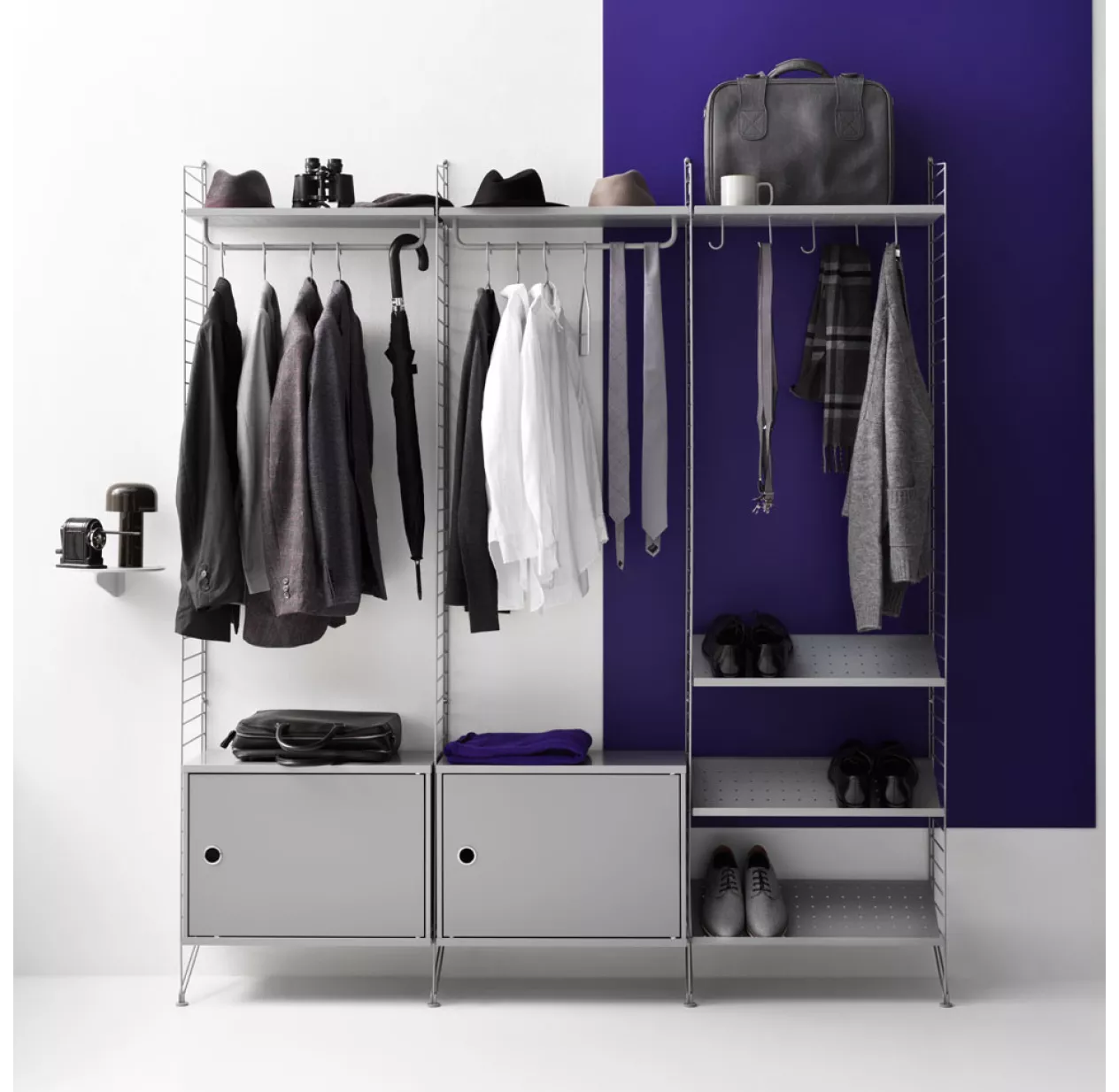 Caisson 1 Porte 58 X 30 Cm - Gris 7 Caisson 1 Porte 58 X 30 Cm - Gris – Image 5