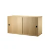 Caisson 2 Portes Coulissantes 78 Cm - Chêne -Enfant Fournitures Boutique caisson 2 portes 78x20 78x30 oak string 1 1264x1234