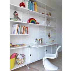 Bureau Mural évolutif - Blanc -Enfant Fournitures Boutique caisson 2 portes blanc string 1 1264x1234 1
