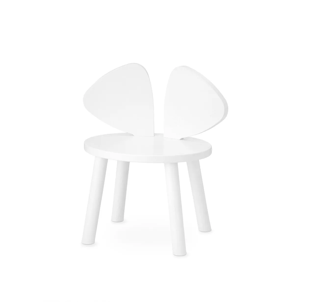 Nofred Chaise Enfant Mouse 2-5 Ans - Blanc 3 Nofred Chaise Enfant Mouse 2-5 Ans - Blanc