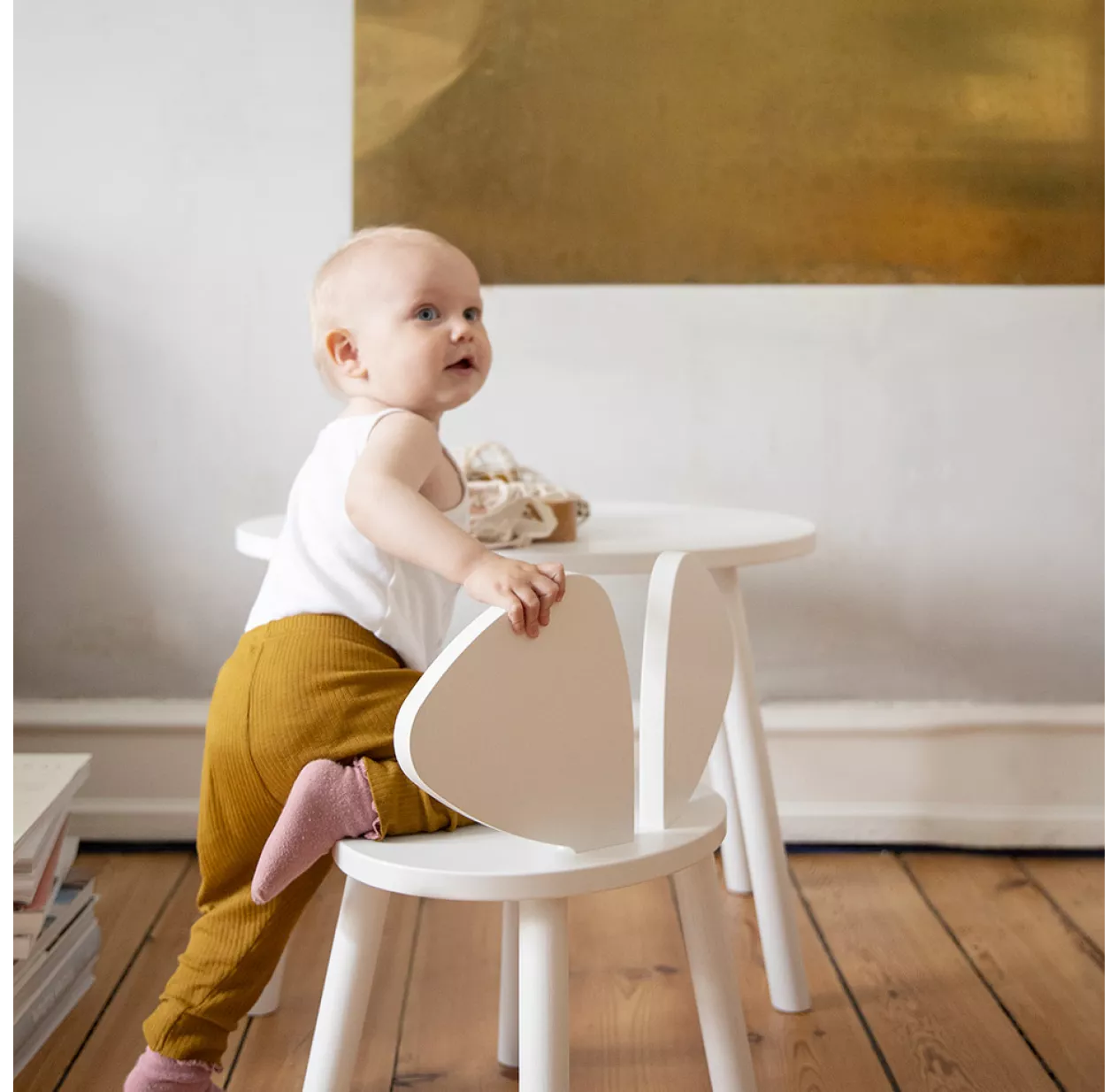 Nofred Chaise Enfant Mouse 2-5 Ans - Blanc 4 Nofred Chaise Enfant Mouse 2-5 Ans - Blanc – Image 2