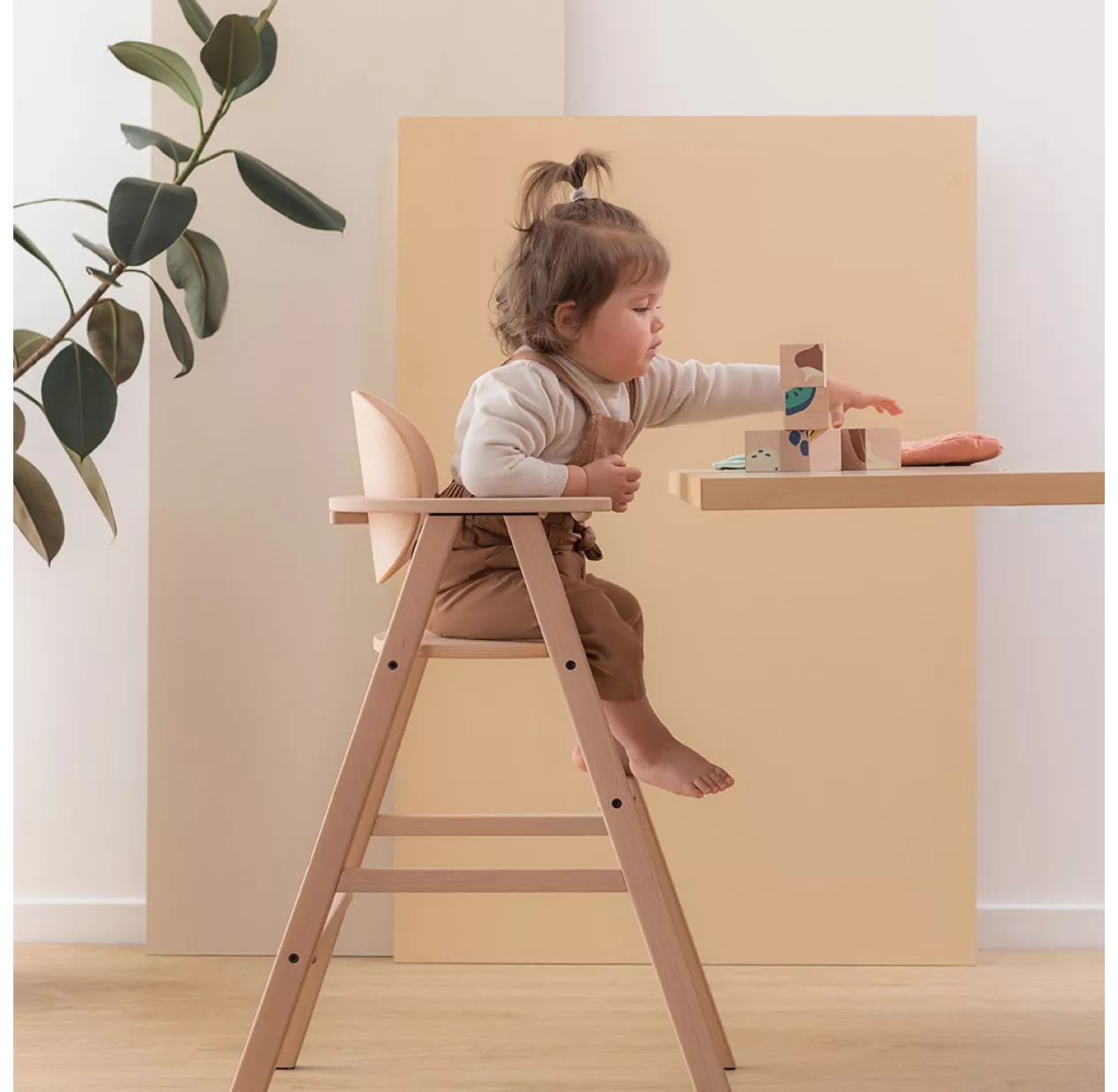 Chaise Haute Growing Green - Hêtre 4 Chaise Haute Growing Green - Hêtre – Image 2