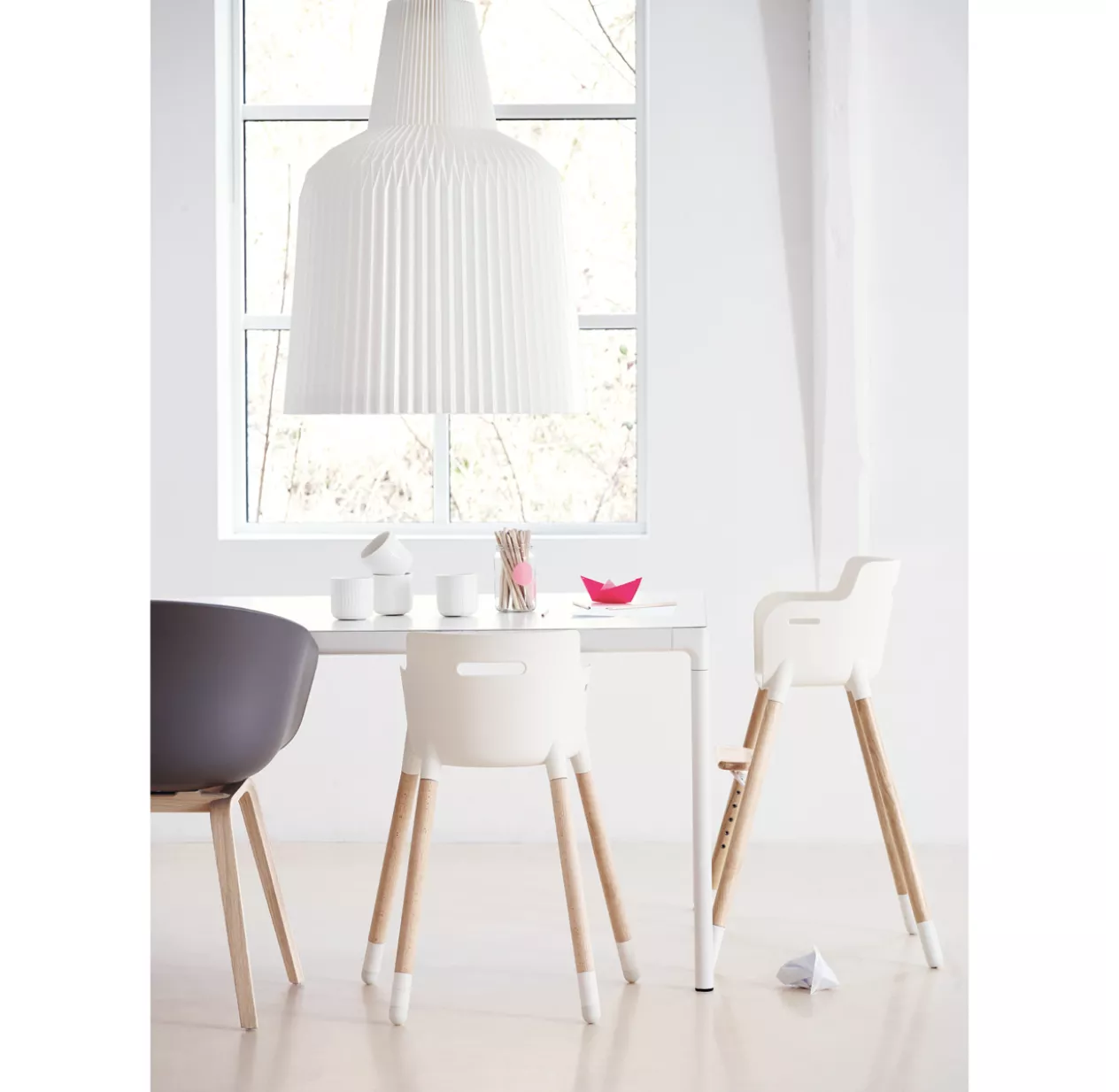 Chaise Haute évolutive - Blanc 8 Chaise Haute évolutive - Blanc – Image 6