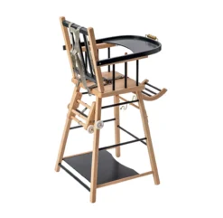 Chaise Haute Transformable Marcel - Anthracite -Enfant Fournitures Boutique chaise haute transformable marcel anthracite combelle 4 1264x1234