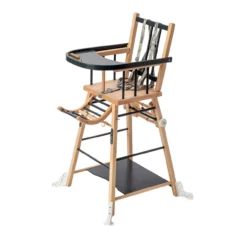 Chaise Haute Transformable Marcel - Anthracite -Enfant Fournitures Boutique chaise haute transformable marcel anthracite combelle 6 1264x1234