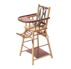 Chaise Haute Transformable Marcel - Vieux Rose